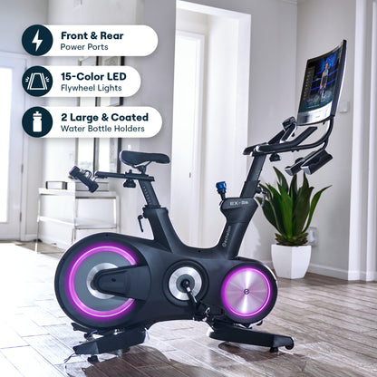 Echelon Connect EX-8s Smart Exercise Bike – 24" Curved HD Touchscreen & Magnetic Resistance
