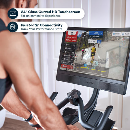 Echelon Connect EX-8s Smart Exercise Bike – 24" Curved HD Touchscreen & Magnetic Resistance