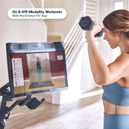 Echelon Connect EX-8s Smart Exercise Bike – 24" Curved HD Touchscreen & Magnetic Resistance