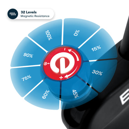 Echelon Connect EX-8s Smart Exercise Bike – 24" Curved HD Touchscreen & Magnetic Resistance