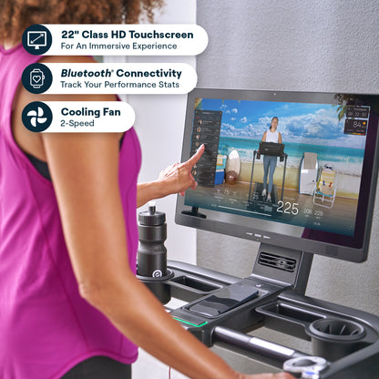 Echelon Stride 8S Treadmill with 22" Swivel HD Touchscreen & Auto Incline