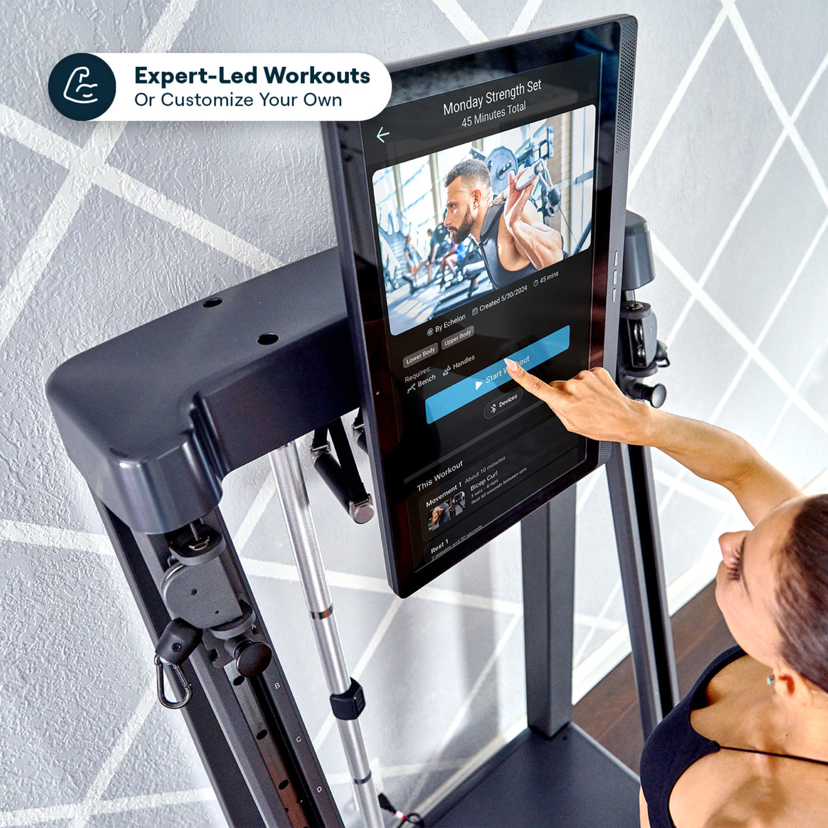 Echelon Strength Home Gym – All-in-One Digital Resistance Training System
