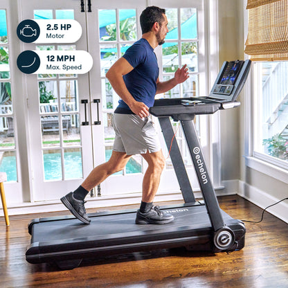 Echelon Stride-6 Auto-Fold Treadmill | Compact, High-Performance Running