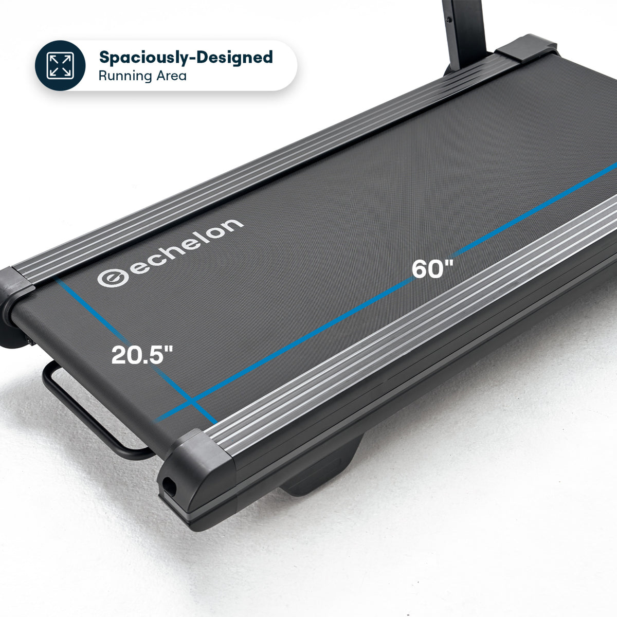 Echelon Stride-6 Auto-Fold Treadmill | Compact, High-Performance Running