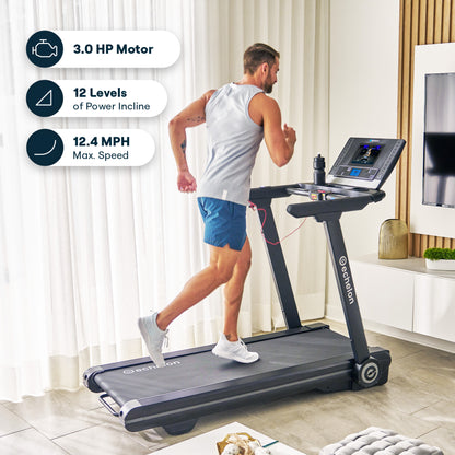 Echelon Stride-6S Auto-Fold Treadmill with 10" HD Touchscreen & 12 Incline Levels