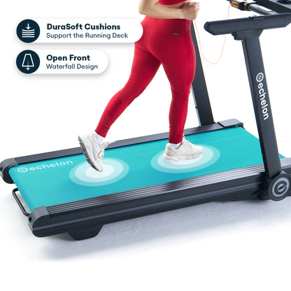 Echelon Stride-6S Auto-Fold Treadmill with 10" HD Touchscreen & 12 Incline Levels