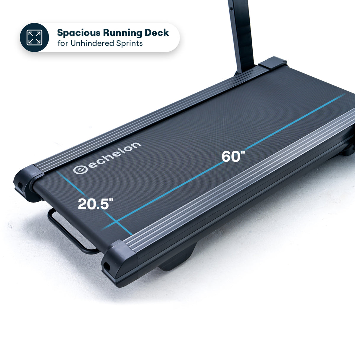 Echelon Stride-6S Auto-Fold Treadmill with 10" HD Touchscreen & 12 Incline Levels