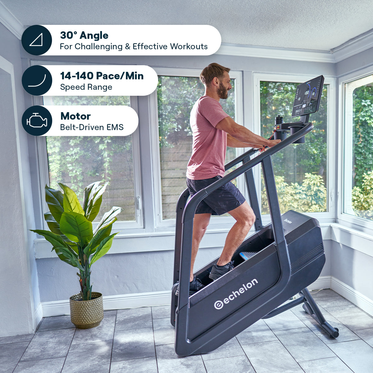 Echelon Summit Stairmill Home – Compact Residential Stair Climber