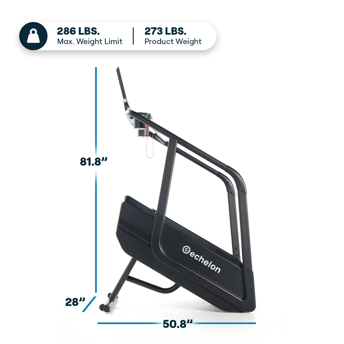 Echelon Summit Stairmill Home S-22 – 22" Class HD Touchscreen & Adjustable Step Rate