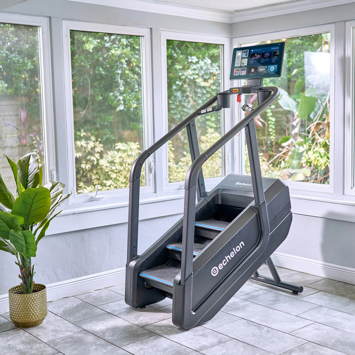 Echelon Summit Stairmill Home S-22 – 22" Class HD Touchscreen & Adjustable Step Rate