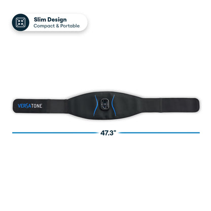 Versatone Wearable EMS & TENS Muscle Stimulator Belt – Toning, Strengthening & Pain Relief