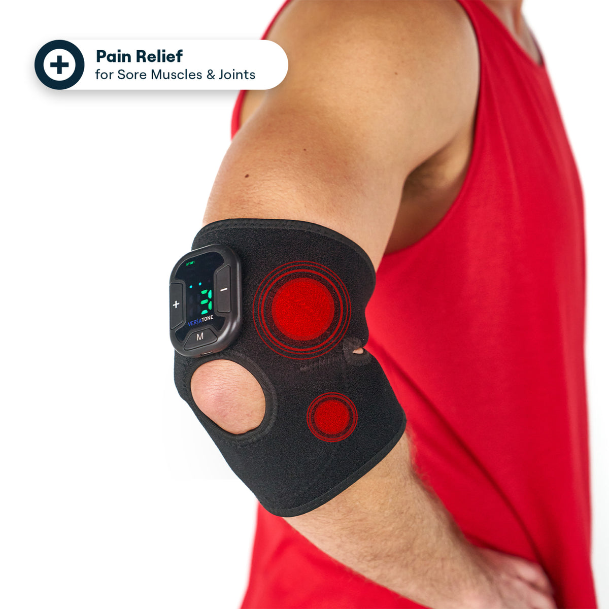 Versatone Wearable EMS & TENS Muscle Stimulator Belt – Toning, Strengthening & Pain Relief