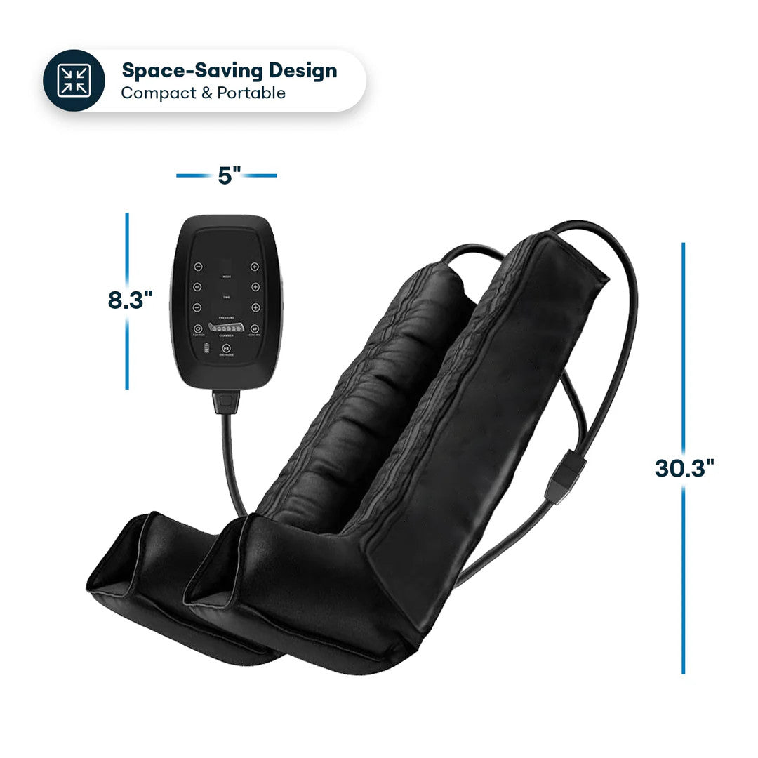 Echelon Air Compression Leg Massager Boots | 7-Level Pressure & 6 Massage Modes