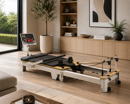 Echelon Meridian Pilates Reformer – 22" HD Touchscreen, Spring Resistance & Full Accessory Set
