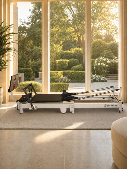 Echelon Meridian Pilates Reformer – Tablet Holder, Spring Resistance & Full Accessory Set