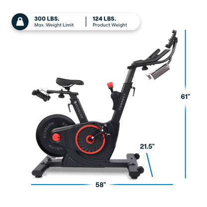 Echelon Connect EX-5 Smart Exercise Bike | 32-Level Magnetic Resistance & Rotating Console