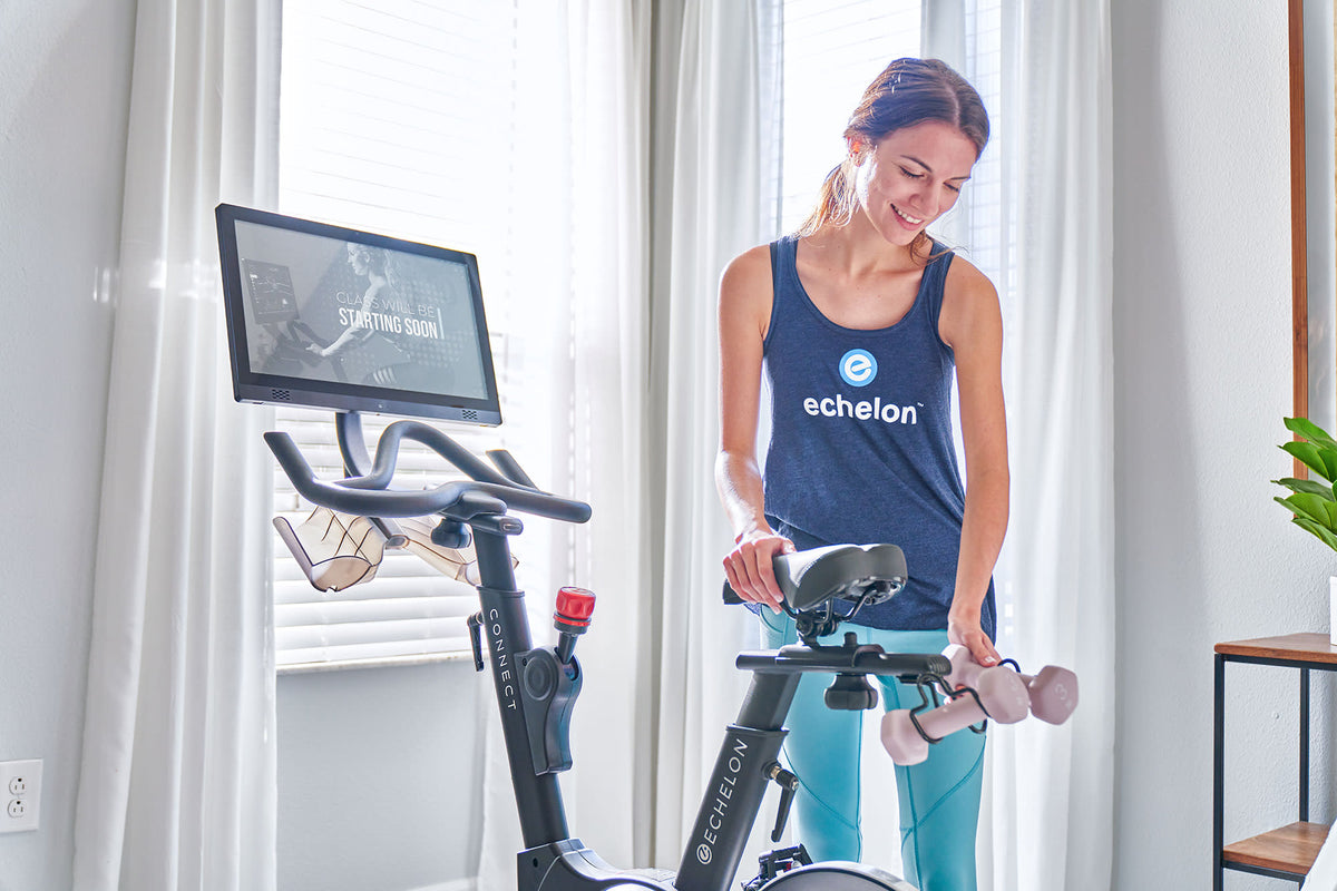 Echelon Connect EX-5s Smart Exercise Bike – 22" HD Touchscreen & 32-Level Magnetic Resistance