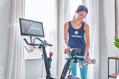 Echelon Connect EX-5s Smart Exercise Bike – 22" HD Touchscreen & 32-Level Magnetic Resistance