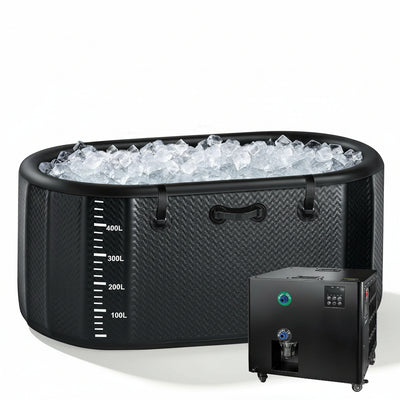 Drexo 248-Gallon Inflatable Cold Plunge Tub – 1HP Chiller