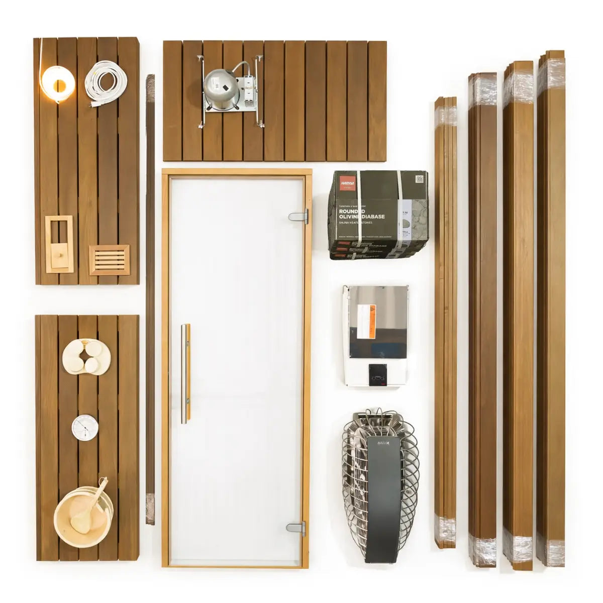 Carbon Smart Indoor Sauna Kit, 7' x 7' x 8'