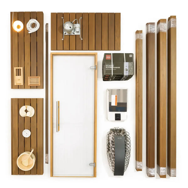 Carbon Smart Indoor Sauna Kit, 7' x 8' x 8'